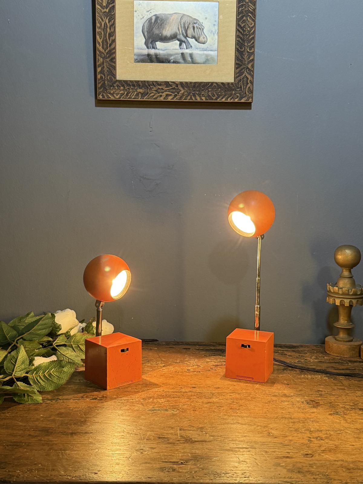 La marque Lightolier este una dintre cele mai importante din designul american de iluminat (fondată 1904, foarte activă în anii 1960–70). Lămpile lor pop & space age, mai ales în culori vii ca portocaliul, sunt colecționabile.