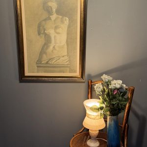Desen italian original din 1924 reprezentând Venus din Milo. Lucrare semnată, înrămată profesional și protejată cu sticlă antireflex.